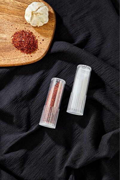 HOMENIVA Wick Set of 2 Plexiglass Salt and Pepper Shakers - (Not Glass)