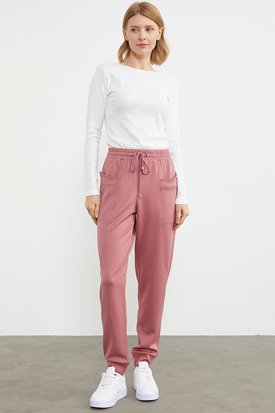 Sementa Pantaloni de sport Scuba Fabric Buzunar - Rose