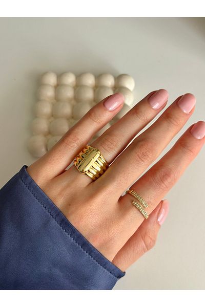 Ressia Five Row Ring