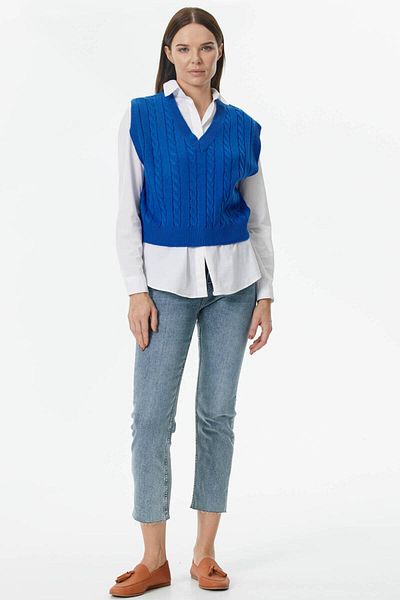 Sementa V-Neck Braided Knitwear Sweater - Saks
