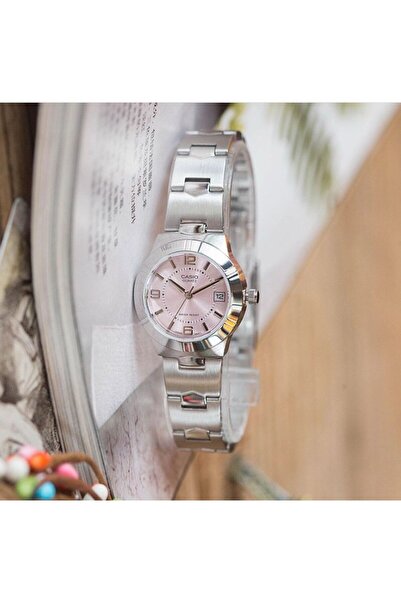 Casio Enticer LTP-1241D-4A Analog Watch - 25 mm - Silver for Women