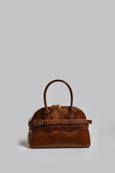 Çantacımstore Belted Mini City Tan 050325   - Only for Women