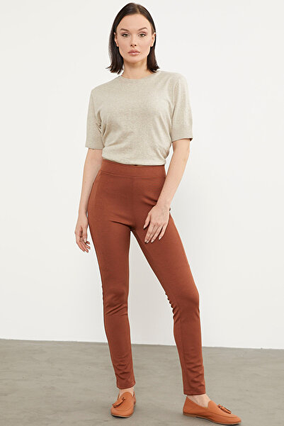 Sementa Трусики з еластичним поясом і деталями - цегляний