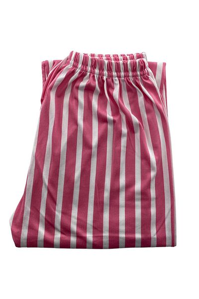 DoDe Flora White Thick Striped Women's Pajamas Milan-10500