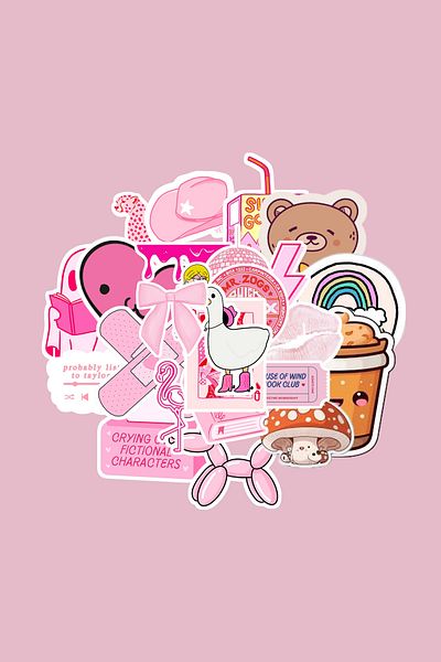 dadi ramba Cool and Cute Sticker Pack - -Bullet Journal - Agenda - Planner - Notebook - Laptop Sticker Decal