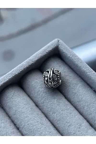 asaf Lattice Work Leaf Pattern Charm |   Asafaccessory