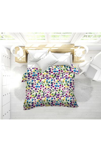 ALCAM Polka quilt, quilted microfiber, 210x240 cm, 350g/sqm