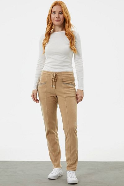 Sementa Pantaloni de sport din lână cu buzunar - Camel