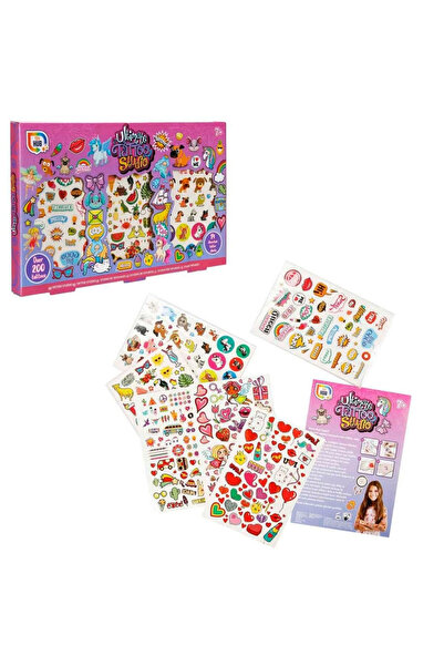 TOYFEST Renkli Dövme Seti 200 den Fazla Set