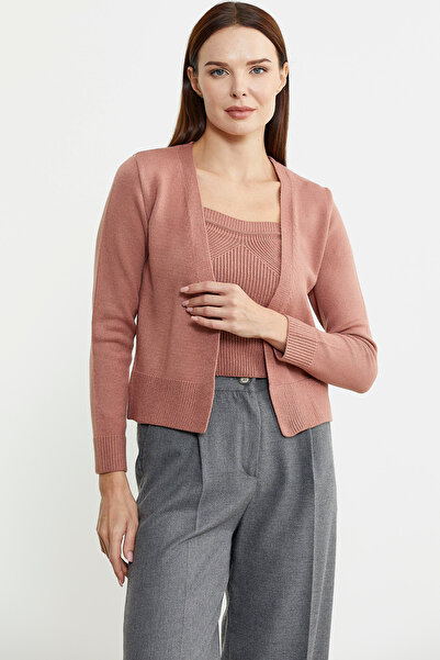 Sementa Rose Strap Knitwear Cardigan Set