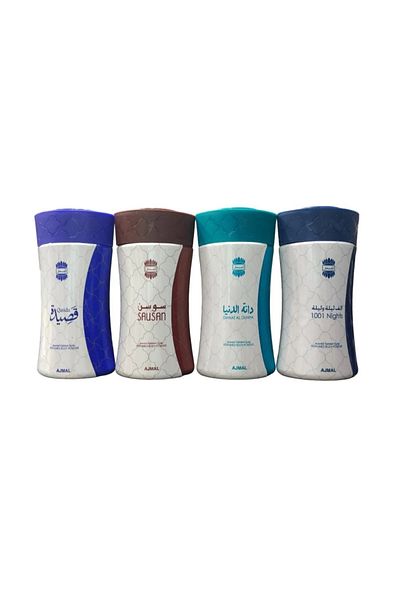 Ajmal Ajmal Luxury Collection Ajmal Powder 80g Assorted Types 4 Pieces