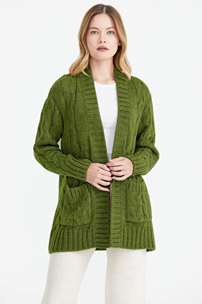 Sementa Опція персоналізації для зеленого в'язаного вовняного трикотажного пі...