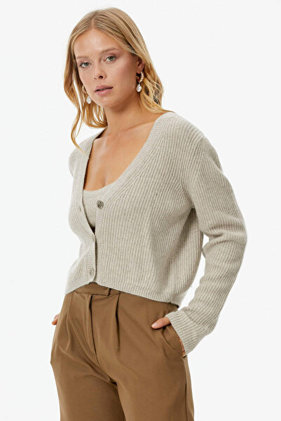 Sementa Hırka Atlet Ikili Triko Takım - Bej