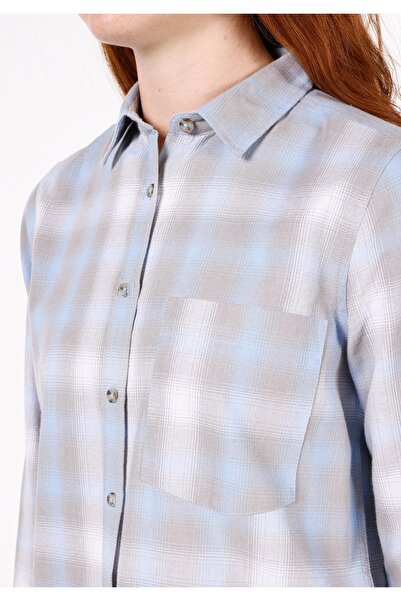 Colin's Mavi Kadın Gömlek U.kol