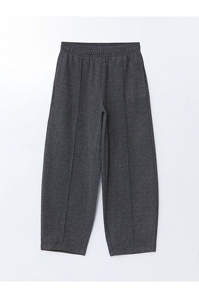 LC Waikiki Lcw Vision Anthracite Women's Knitwear Pants with Elastic Waist