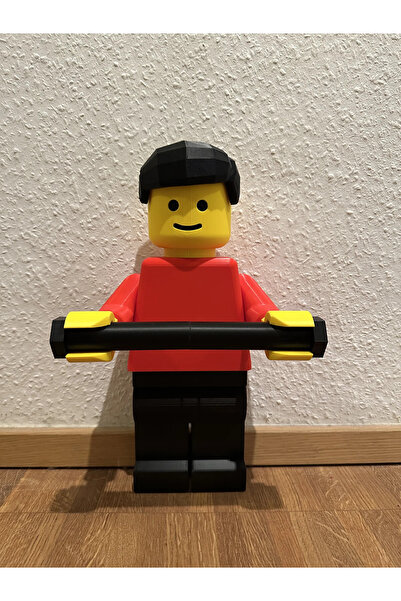 BamBam Sanat 3d حامل مناديل تواليت رجالي حديث من الطوب مقاس ميجا 30 سم