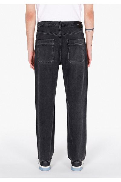 Colin's 081 Ross Relaxed Fit Men's Black Jean Trousers