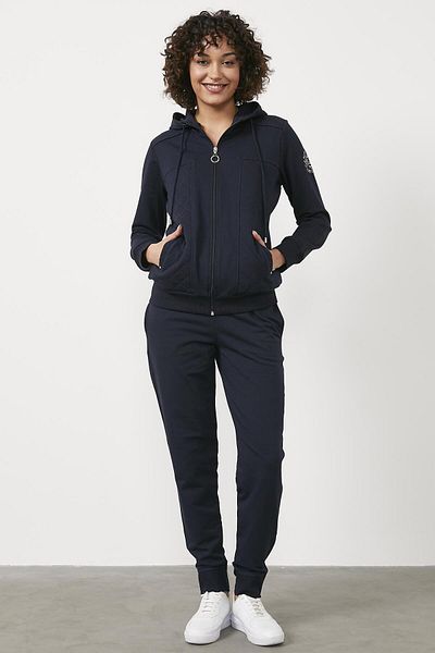 Sementa Καπιτονέ Λεπτομερής Φόρμα με κουκούλα - Navy Blue