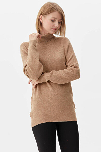 Sementa Full Fisherman Knitwear Sweater Beige