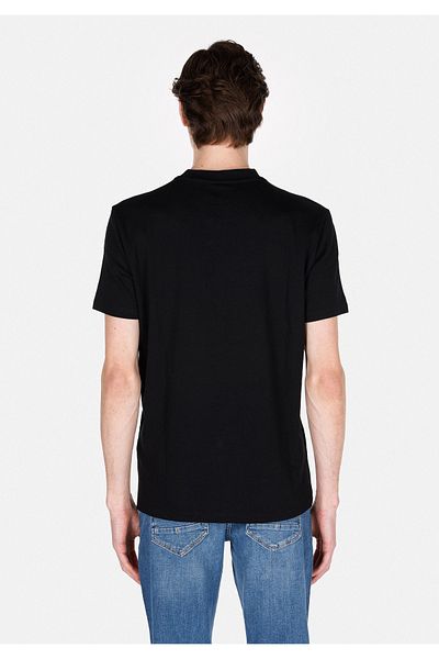 Colin's Regular Fit Round Neck Plain Men's Black Short Sleeve T-Shirt