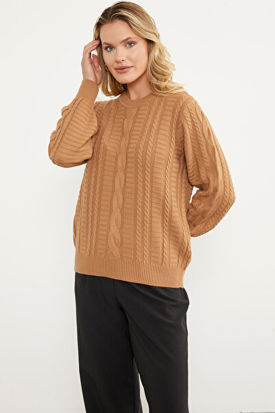Sementa Πλεκτό πουλόβερ με λαιμόκοψη - Kamel