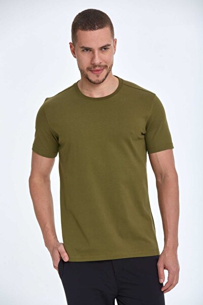 Voltaj Ezra Basic Чоловіча футболка Хакі Взуття