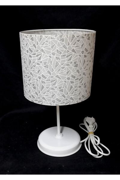 TEKAY AYDINLATMA White Glitter Head Lampshade