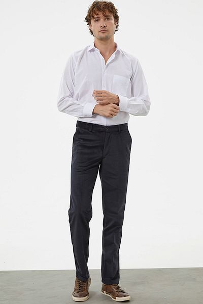 Sam Classic Chino Velvet Trousers - Black