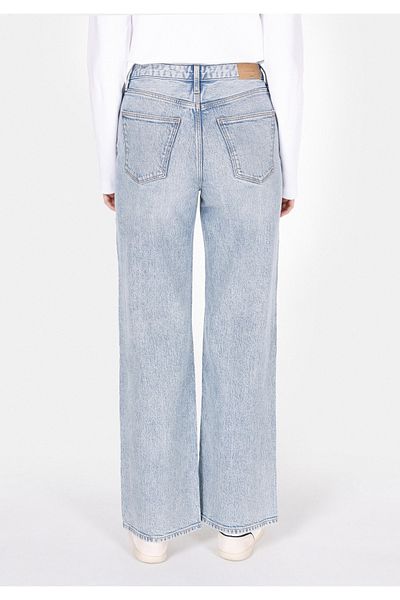 Colin's 970 Berry Regular Fit Pantaloni de damă cu talie înaltă cu picioare largi, albaștri