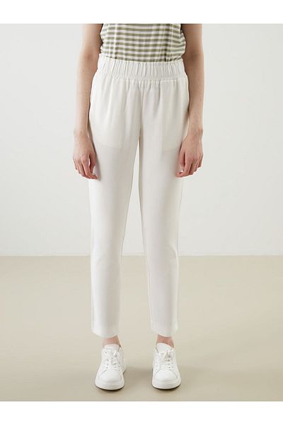 LC Waikiki New Season Women's Elastic Waist Trousers - S5Mu55Z8