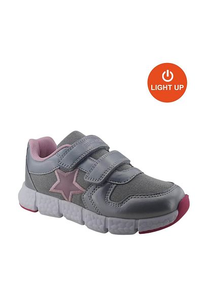 BUCKHEAD 3032 Sandy Light-anatomic Pantofi pentru fete. Gri