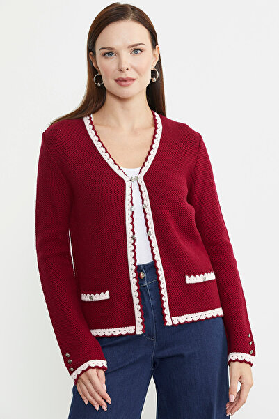 Sementa Sliced Collar Knowledgeable short wool knitted board