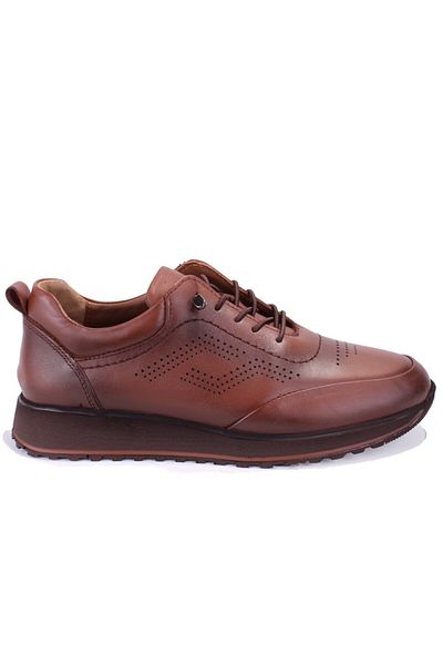 DAGOSTER DMA08-2182 Ταν Ορθοπεδικά Casual Ανδρικά Δερμάτινα Παπούτσια