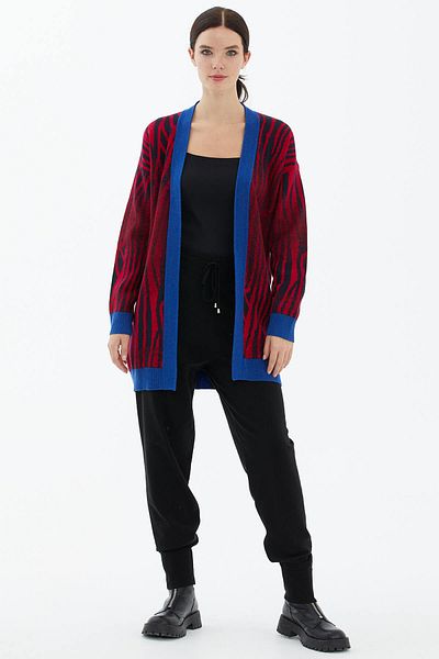 Sementa Cardigan de tricotaj cu model cu decolteu în V - Saks