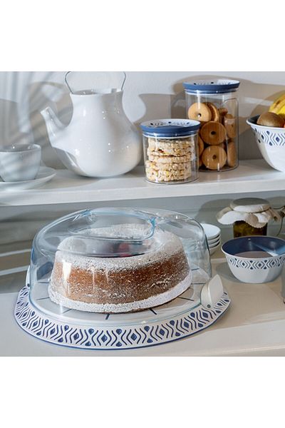 Stefanplast Tosca Elegant BPA-Free Plastic Cake Carrier