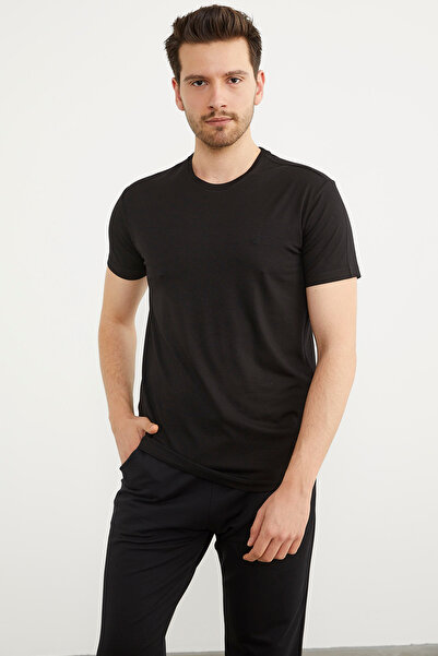 Sementa Μπλουζάκι Crew Neck Basic - Μαύρο