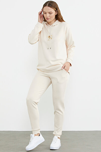Sementa Σετ φόρμας Scuba Jogger με κουκούλα - Μπεζ