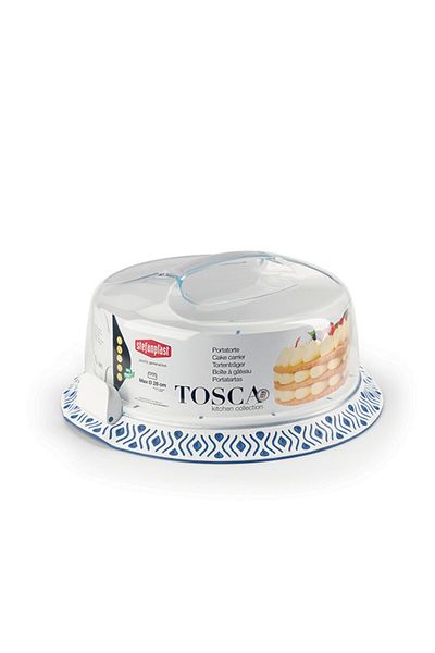 Stefanplast Tosca Elegant BPA-Free Plastic Cake Carrier