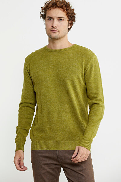 Sementa Πράσινο Basic Knitwear Πουλόβερ - Λαιμόκοψη