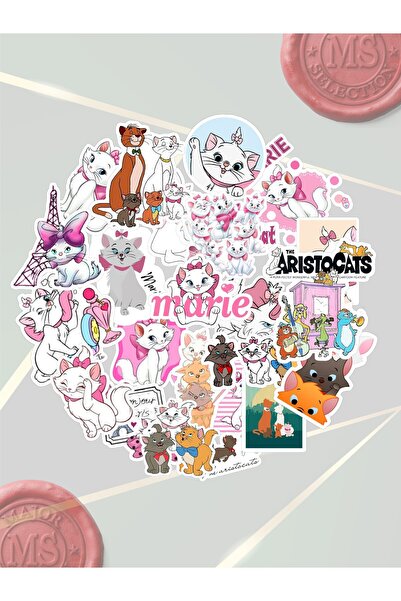 MS Major Selection Marie Aristocats Laptop Notebook Tablet Sticker Seti