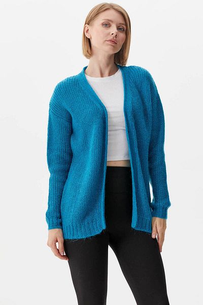 Sementa Cardigan de tricotaj cu decolteu în V - verde apă