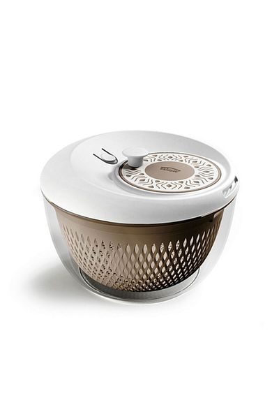 Stefanplast Tosca 2-in-1 Spin and Serve Salad Spinner 4.5 Liter