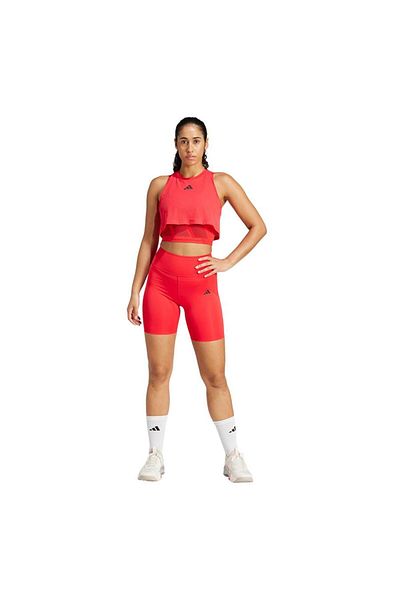 adidas Red Women's Leggings Cool Int. Biker Jn9359