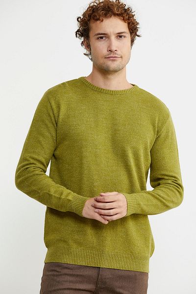 Sementa Πράσινο Basic Knitwear Πουλόβερ - Λαιμόκοψη