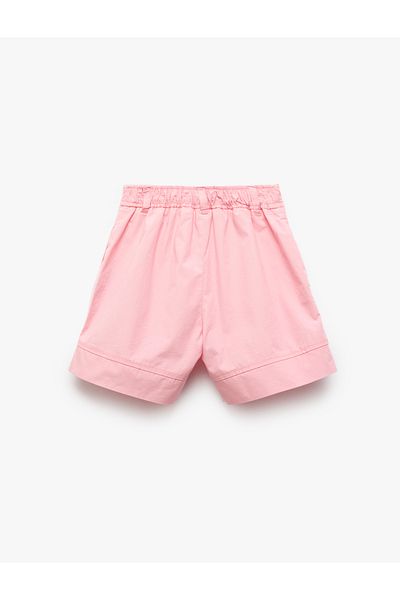 Koton Cotton Pocket Detailed Buttoned Basic Shorts