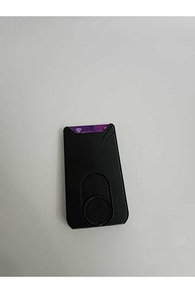 Shan Black 8 Card Holder