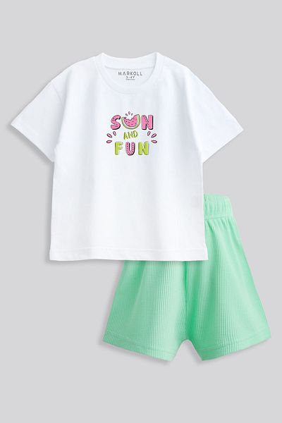 MARKOLL Set de pantaloni scurți pentru copii de 1-5 ani