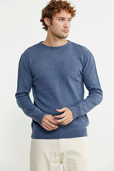 Sementa Indigo Zero Collar Basic Трикотажний светр