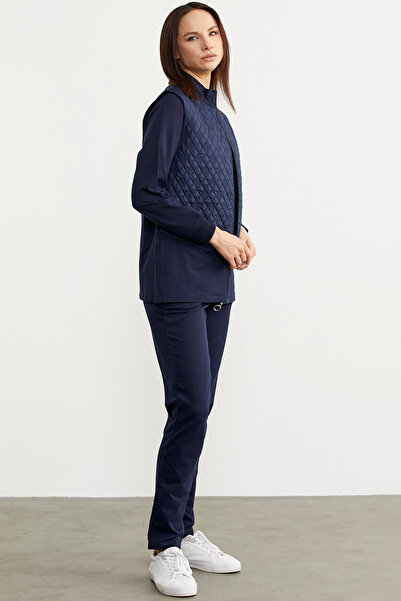 Sementa Τριπλή αθλητική φόρμα με καπιτονέ γιλέκο - Navy Blue