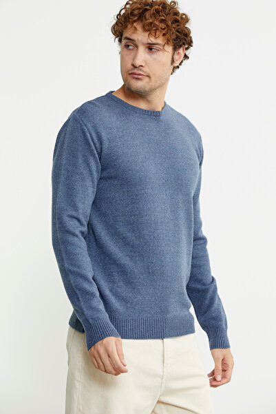 Sementa Indigo Zero Collar Basic Трикотажний светр